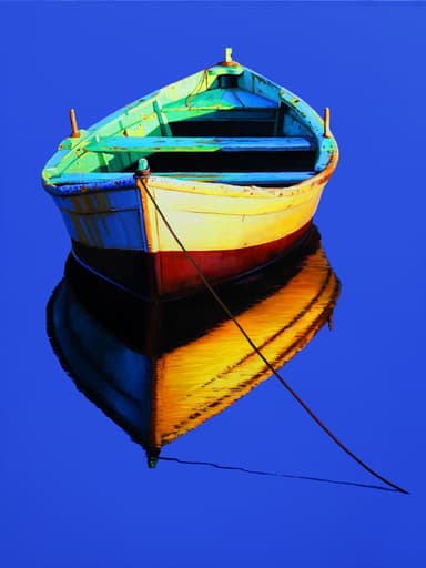 Inspirations: Oil Paintings of Boats from Spanish Fishing Harbors