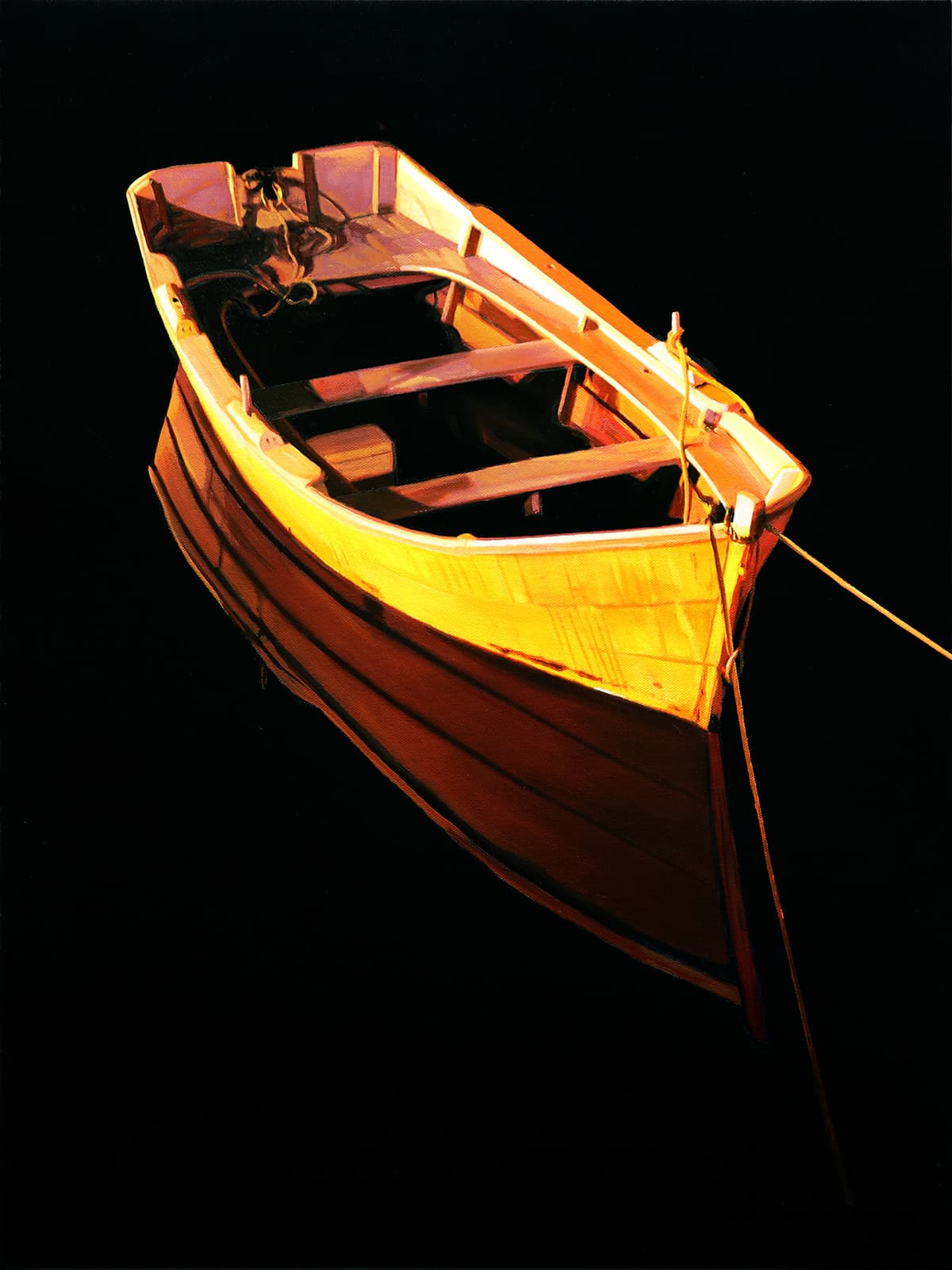 gold skiff