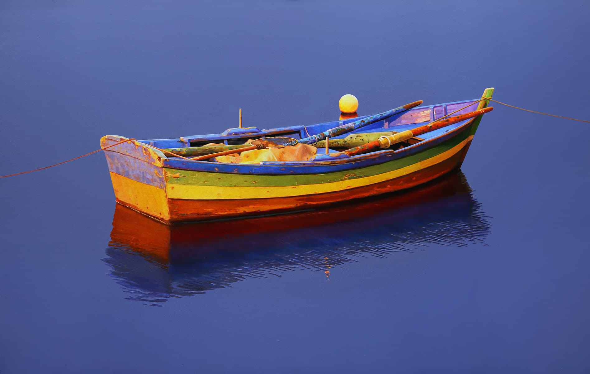 striped skiff, lost buoy